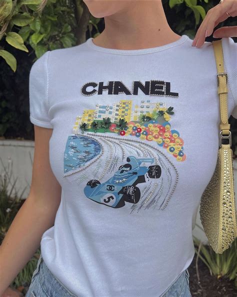 f1 chanel shirt dupe|chanel's formula 1 tees.